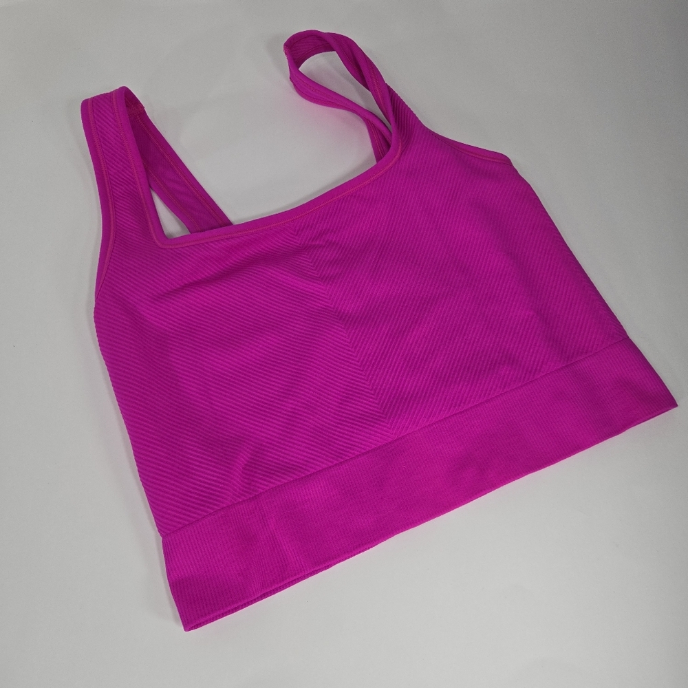 all in motion bright pink sports bra